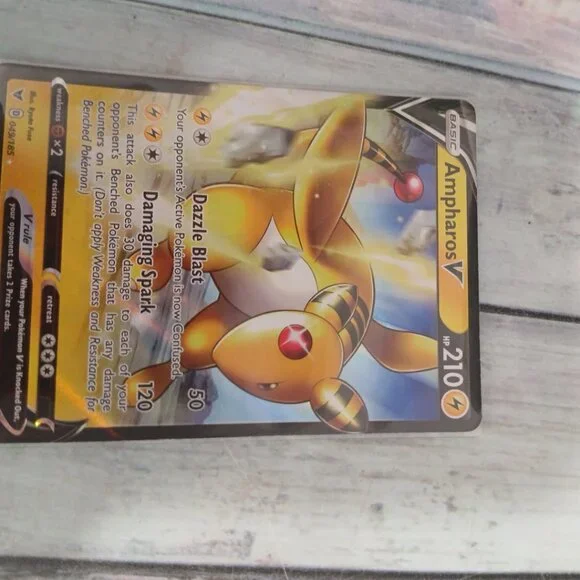 Pokemon Card Ampharos V - Picture 2 of 4